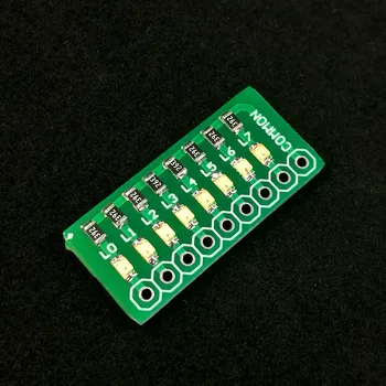 8-битный индикатор тестовой лампы порта Красный/Зеленый/Синий/Розовый/Фиолетовый/желтый 11 видов цветов Для STM32 STC 51 AVR PIC Arduino Прост в использовании