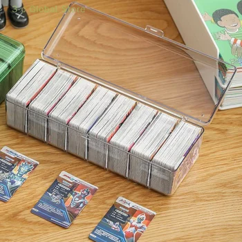 Коробка для колоды горячих торговых карт, Контейнер большой емкости, Органайзер для карт, Коллекционные чехлы для игровых карт