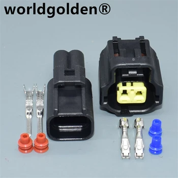 2-контактный автоматический автомобильный электрический штекер worldgolden 184154-1 /184022-1 с автоматической розеткой