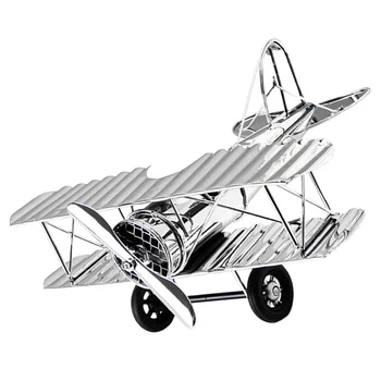 Железная модель самолета, опора для самолета, Винтажная модель самолета, настольное украшение