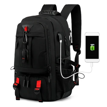 Открытый Рюкзак с Интерфейсом USB, Отделение Для Обуви, Дорожная Сумка Большой Емкости, Походное Снаряжение для Альпинизма