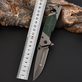 Складной Нож Для Выживания На Открытом Воздухе Охотничий Нож Кемпинг Складной Нож Ножи 440C Нержавеющая Ручка VG10 Военные Тактические Карманные Ножи