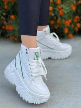 Женские кроссовки из парашютной ткани на шнуровке с высокой наполняемостью, спортивные ботинки