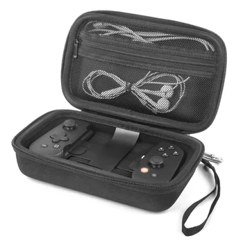 Совместимый с мобильным игровым контроллером Backbone One Жесткий нейлоновый EVA большой защитный чехол для переноски с сетчатым карманом