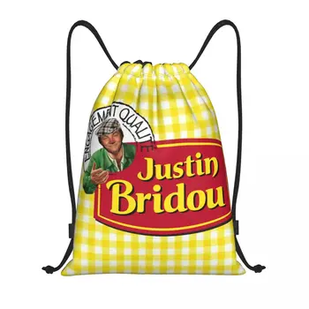 Рюкзак на шнурке Justin Bridou Cochonou Saucisson, спортивная спортивная сумка для мужчин и женщин, Тренировочный рюкзак