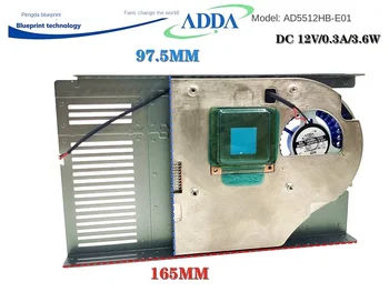 Видеокарта Adda AD5512HB-E01 12V 165*97.5*12. 5 мм без звука турбины охлаждающего вентилятора