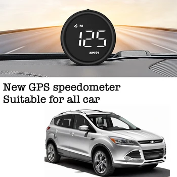 Для Ford Kuga Escape 2019 ~ 2020 Автомобильный HUD-дисплей Автомобильный цифровой спидометр Информационный проектор Гоночный GPS-измеритель скорости