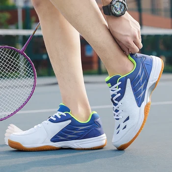 Новая профессиональная обувь для бадминтона, мужчин, настольного тенниса, большого размера 38-48, спортивной обуви для волейбола для мальчиков, дышащих теннисных кроссовок для мужчин 8201