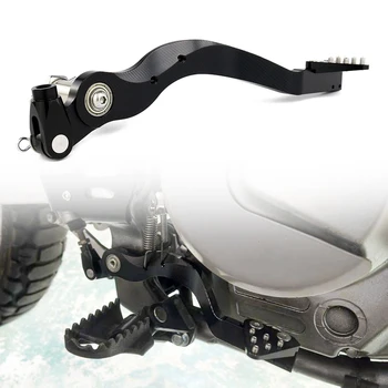 Мотоцикл Алюминиевый, подходит для Suzuki DR650 1996-2021 2022 2023 DR 650 Регулируемый рычаг педали тормоза подставка для ног Задний рычаг тормоза Педаль