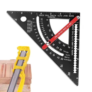 Деревообрабатывающая Линейка, Плотницкий Измерительный Инструмент, Регулируемый Квадратный Плотницкий Измерительный Инструмент Для укладки плитки, Столярного обрамления