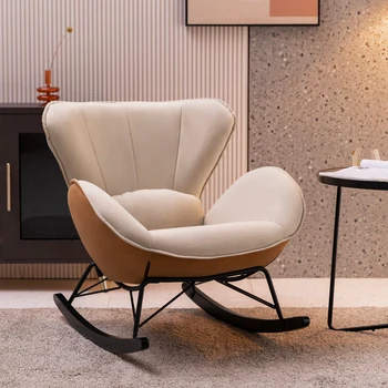 Кресло-качалка, Современный Подлокотник для спальни, Роскошные Дизайнерские кресла, диван для взрослых, мебель Poltronas Para Sala Luxo, Гостиная