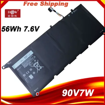 90V7W JHXPY JD25G 7,6V 56Wh Аккумулятор для ноутбука Dell XPS 13 9343 9350 13D-9343 0N7T6 DIN02 P54G 0DRRP RWT1R