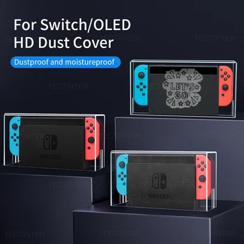 Светящийся пылезащитный чехол, совместимый с Nintendo Switch /OLED Switched Host Shell, защитный рукав, аксессуары для корпуса коробки