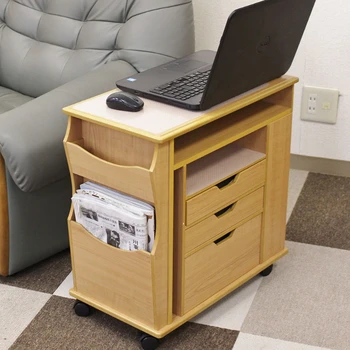 Боковой шкаф для дивана в японском стиле, мини-журнальный столик, многофункциональный мобильный компьютерный стол, угловой стол, узкий боковой шкаф