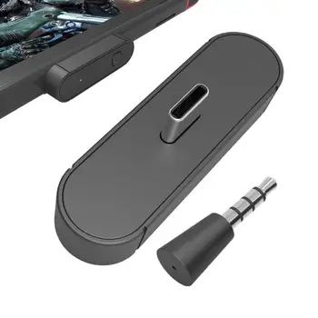С беспроводным микрофоном для игровой консоли ПК/PS4, аудиопередатчиком гарнитуры для ПК, адаптивной громкой связью по USB с низкой задержкой для ноутбука