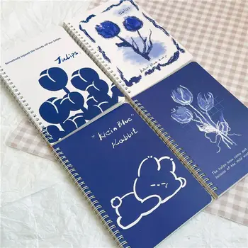 Klein blue car line notebook Блокнот формата А5 в простом стиле ins, дневник, утолщенный блокнот, блокнот для обучения студентов, канцелярские принадлежности
