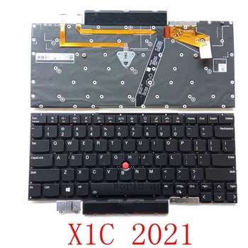 Новая Американо-Английская Клавиатура С Подсветкой Для Lenovo Thinkpad X1C 2021/X1 Nano Gen1 2021 SN20X82274