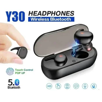 TWS Y30 Bluetooth наушники Беспроводная гарнитура Спортивные затычки для ушей Стереомузыкальные наушники для Xiaomi Huawei Samsung