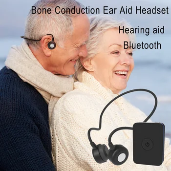 2024 Новый B2S + Слуховой Аппарат С Костной Проводимостью, Гарнитура Для Помощи Глухим Пожилым Людям, Устанавливаемая Сзади, Беспроводные Наушники Bluetooth
