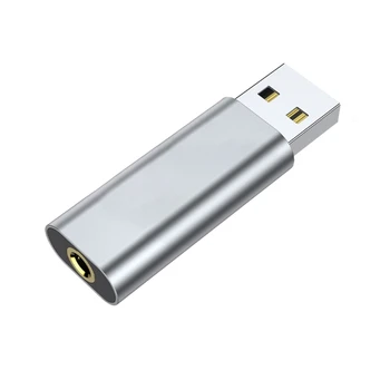 Y1UB Small USB-адаптер 3,5 мм для поддержки USB-адаптера для ноутбука