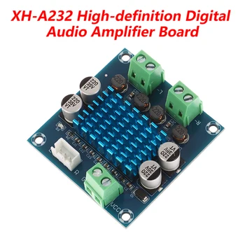 Плата цифрового аудиоусилителя высокой четкости XH-A232, модуль усиления MP3, 12 В, 24 В, 30 Вт-канальная панель громкоговорителя