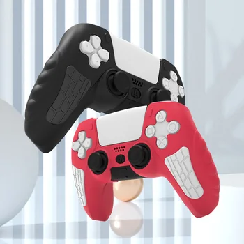 Мягкий чехол для игрового контроллера PS5 Защитная крышка от скольжения и пота PlayStation5 Резиновая ручка крышка игровые аксессуары