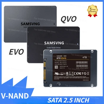 Портативный 870 EVO SSD 1 ТБ 2 ТБ 4 ТБ SATA3 2,5-дюймовый Внутренний Твердотельный Накопитель HDD Жесткий Диск Для Ноутбука PC 870qvo 250g 500g ssd 외장하드