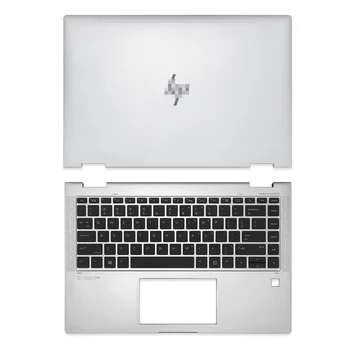 Новый ЖК-дисплей для ноутбука, задняя крышка/подставка для рук, верхний корпус с клавиатурой для HP Elitebook X360 1040 Серии G5 G6, верхняя задняя крышка серебристого цвета