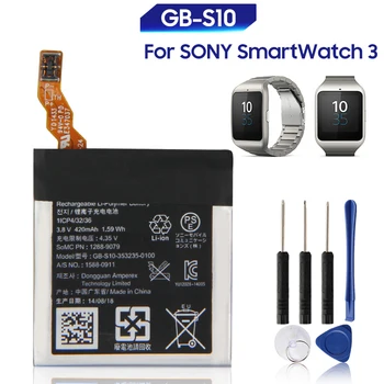 Сменный Аккумулятор GB-S10-353235-0100 Для SONY SW3 SWR50 3SAS 420mAh Аккумуляторная Батарея Для Часов 420mAh