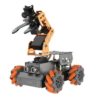 Роботизированная рука MasterPi Hiwonder AI Vision с автомобилем Mecanum Wheels На базе Raspberry Pi с открытым исходным кодом Robot Car