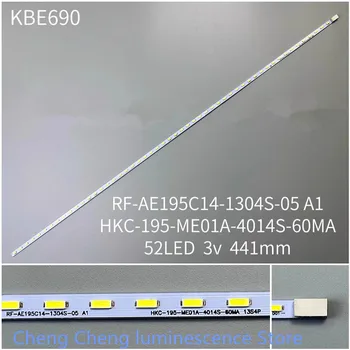 ДЛЯ RF-AE195C14-1304S-05 A1 HKC-195-ME01A-4014S-60MA 441MM 52LED 3V 100% НОВАЯ светодиодная лента с подсветкой