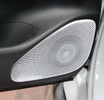 Для Mitsubishi Pajero Sport Montero Sport 2020 2021 Автомобильный дверной громкоговоритель, наклейка для отделки крышки динамика, Аксессуары для интерьера
