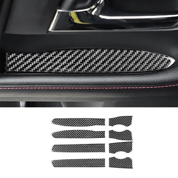 Для Toyota 4Runner 2010-2020 8ШТ Слот для хранения дверей из углеродного волокна Декоративные наклейки Внутренняя отделка Наклейка Аксессуары для укладки автомобилей
