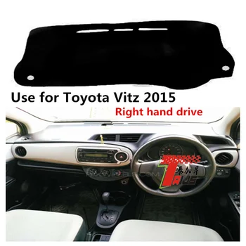 Высококачественная замшевая крышка приборной панели TAIJS от фабрики Toyota Vitz 2015, хит продаж, правый руль