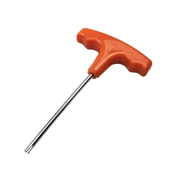 Садовая отвертка Torx с головкой, Садовый инструмент для ремонта электропилы, нескользящая Т-образная ручка, отвертка диаметром 0,5 см