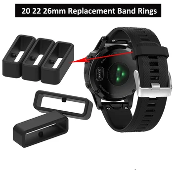 Сменный Резиновый ремешок для часов Band Keeper Loop Защитный Держатель Стопорное кольцо для Умных часов Garmin Fenix 6S 6X 6Pro/5X 5S 5Plus
