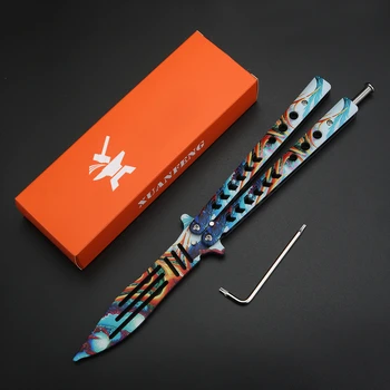 процесс печати расческа-бабочка игрушечный нож для улицы вращающийся инструмент не острый складной нож