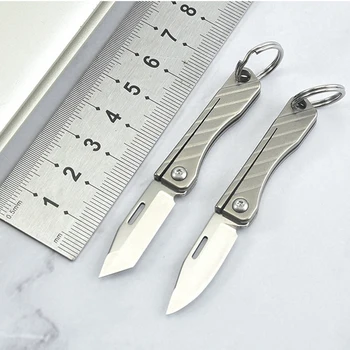 Мини-складной нож Swayboo из титанового сплава, портативный кулон, Экспресс-резак для открывания писем, Портативный карманный нож для кемпинга на открытом воздухе