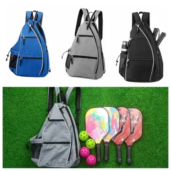 Легкий рюкзак для пиклбола с держателем для бутылки с водой, Регулируемые Спортивные рюкзаки, Красочная Многофункциональная теннисная сумка для женщин