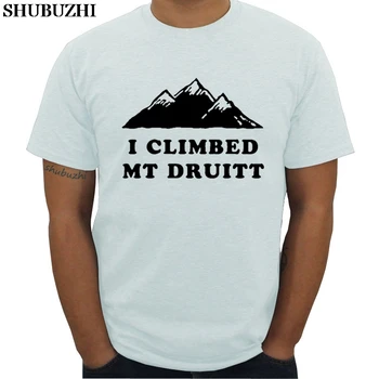 Я взобрался на гору Друитт, горячая распродажа, летняя модная роскошная брендовая хлопковая футболка с круглым вырезом в стиле хип-хоп, повседневные футболки и топы homme