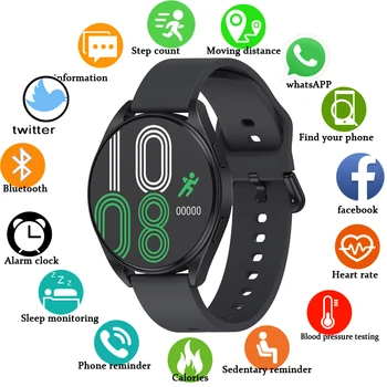 2023 Новые Смарт-Часы Galaxy 6 с Голосовым Помощником по Bluetooth Для Мужчин и Женщин, Спортивные Умные Часы с Сердечным Ритмом для Samsung Android IOS