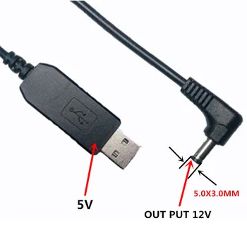 ihens5 USB от 5 В до постоянного тока 5,0 x 3,0 мм Разъем питания 12 В Кабель для зарядки Разъем постоянного тока usb-преобразователь питания от USB до постоянного тока для автомобильного устройства 1 М