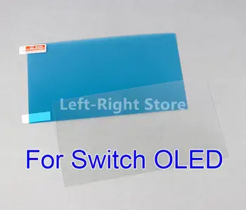 100ШТ Для Nintendo Switch OLED Экран Защитная Крышка Защитный Пластик Для Кожи Матовый Экран Прозрачная Защитная Пленка Сверхчувствительная