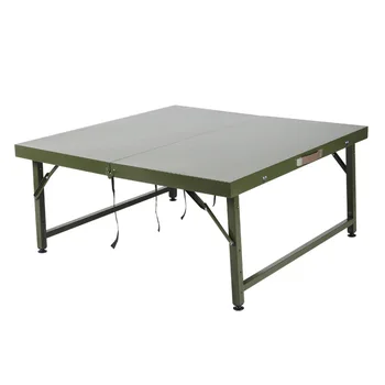 Складной стол Yanbing для кемпинга на открытом воздухе из стальной пластины, Простой Металлический стол для совещаний, Походный Походный стол