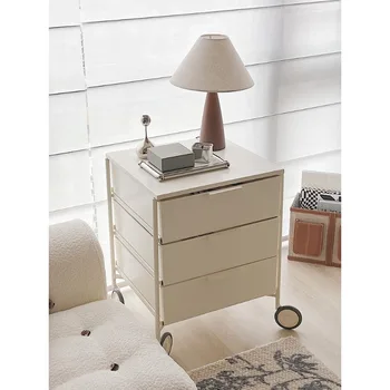 Прикроватный столик Cream wind, онлайн знаменитость, простая современная прикроватная тумбочка для спальни, несколько подвижных полок рядом со шкафчиком.