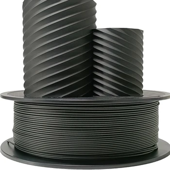 Черный цвет Матовая PLA нить накаливания 1 кг/рулон 1,75 мм PLA матовый черный