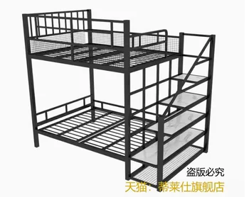 Простая многофункциональная двухъярусная кровать-чердак, экономящая пространство