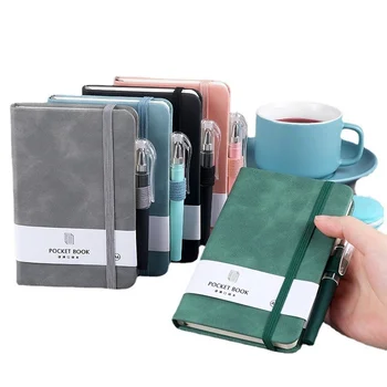 Справочник по повестке дня, блокнотные листы, студенческий портативный карманный блокнот Mini 100 Band Notebook Do Simple Pocket Elastic Memo