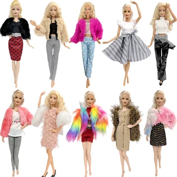 NK 1 Комплект, Новое Поступление, Модная Одежда, Кукольное Платье, Повседневная Одежда, Юбка Для Куклы Барби, Аксессуары, Детская Игрушка, Детская Игрушка JJ