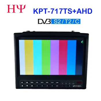 KPT-717ST Плюс AHD DVB-S2 DVB-T/T2 DVB-C Комбинированный Цифровой Спутниковый Измеритель h.265 vs kpt716ts